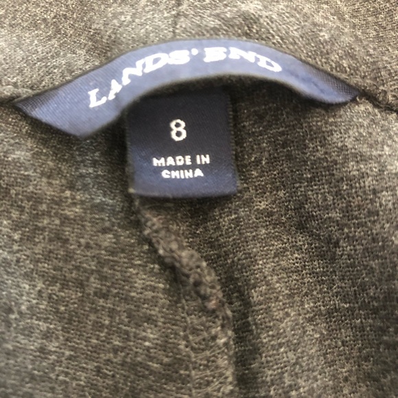 Grey size 8 Lands’ End pant - Picture 3 of 3